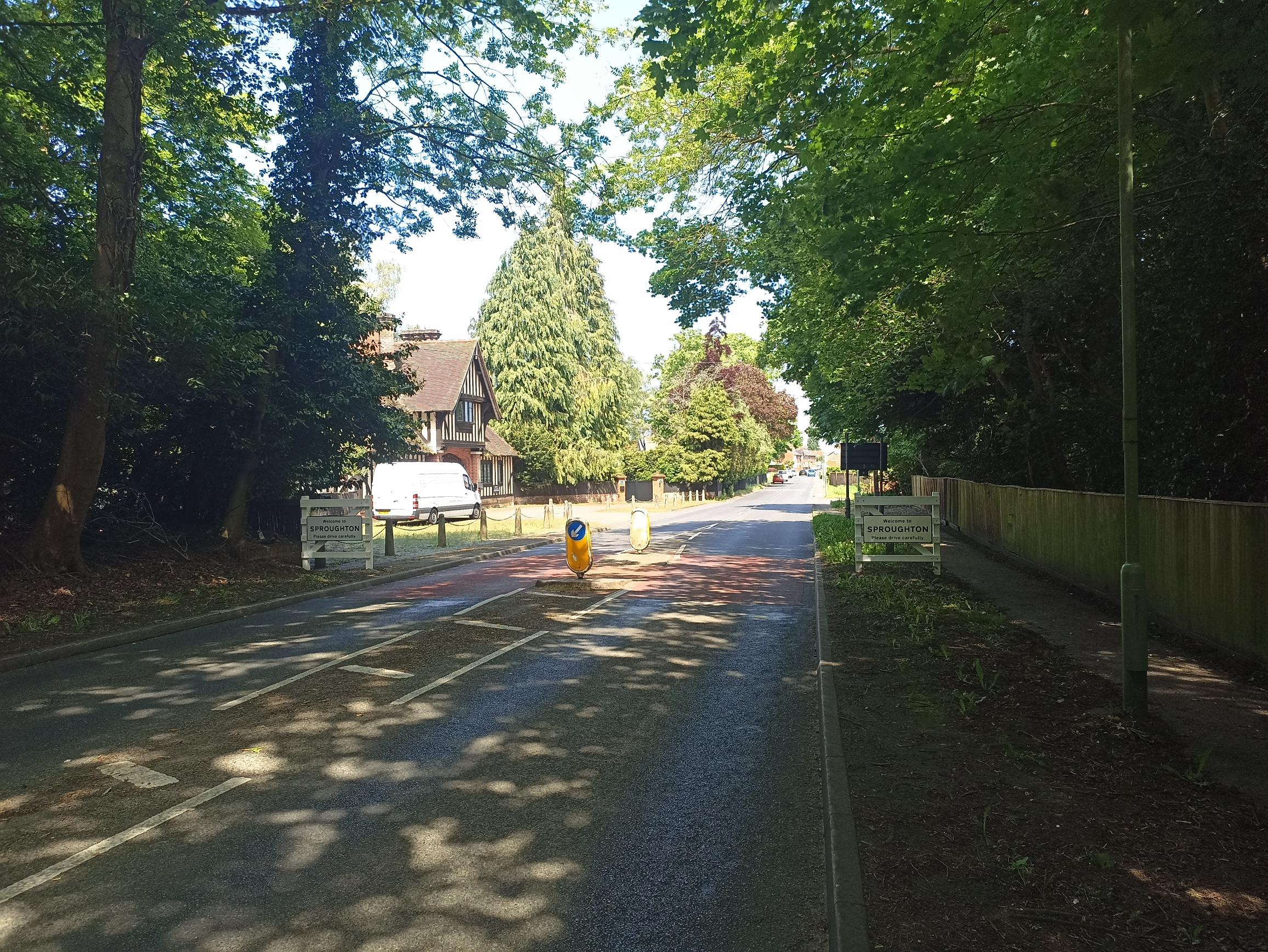New gates behind view