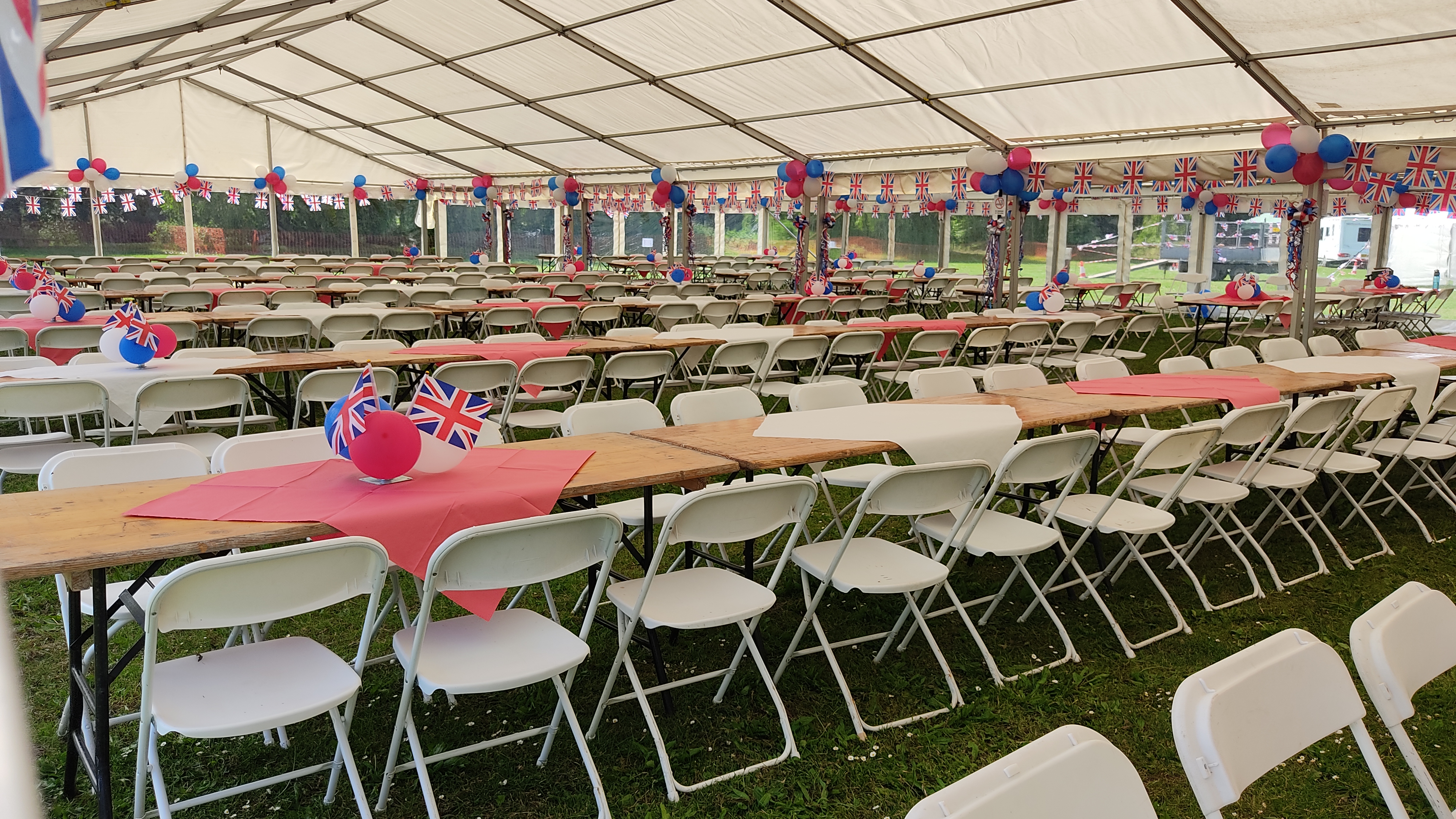Inside marquee